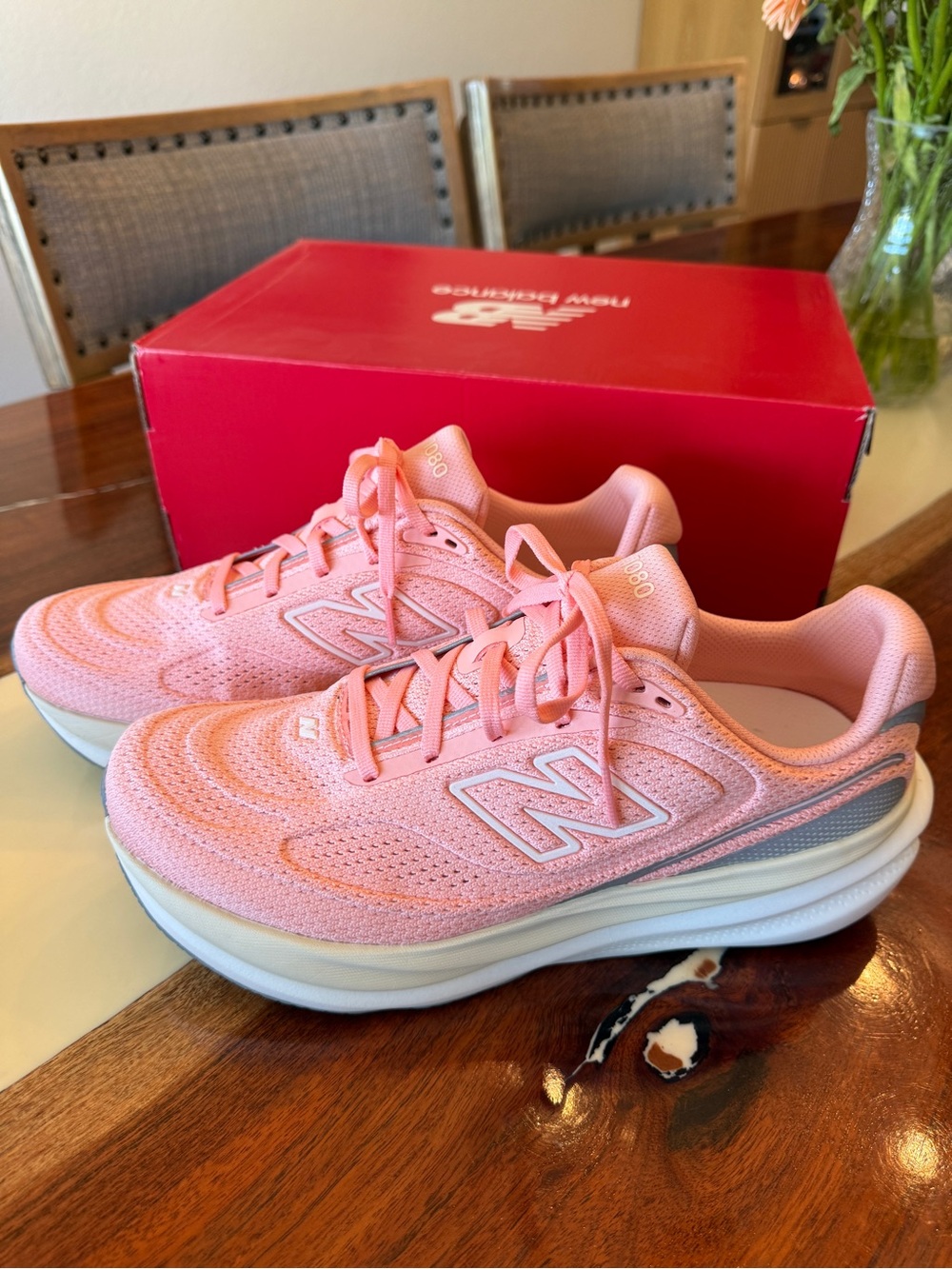 New Balance Fresh Foam X 1080 v15 Pink Beige Women’s 10 Running Shoes NIB